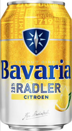 Bavaria Radler Lemon blikje van 0,33 liter